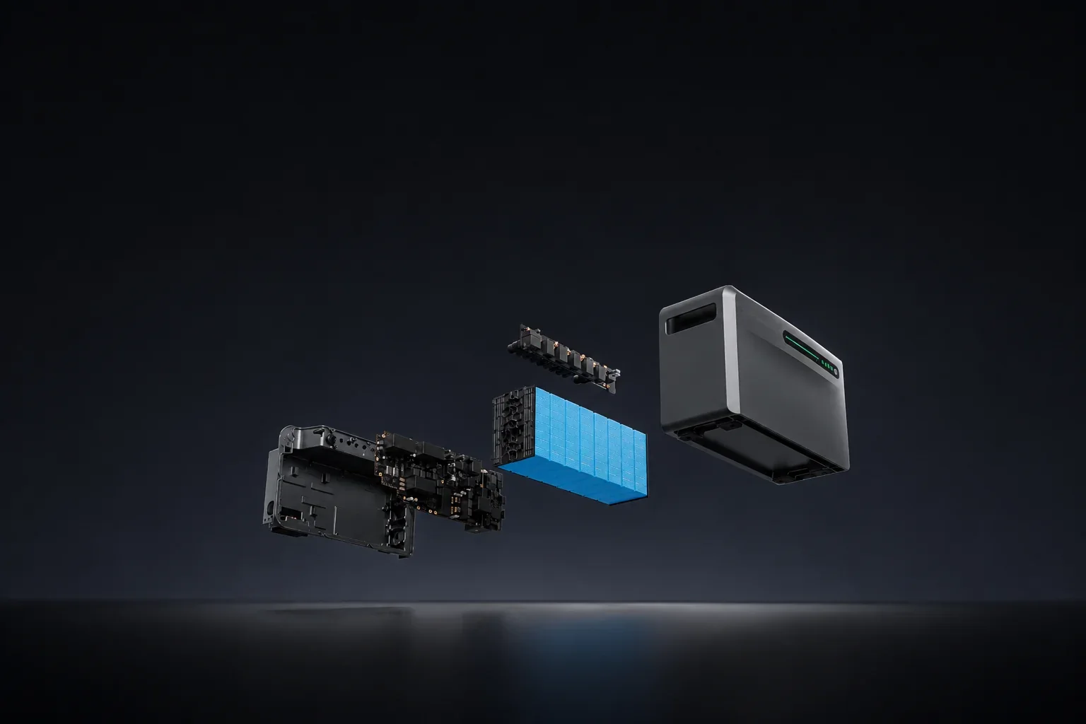 De SigenMate uit elkaar: behuizing, elektronica en batterijcellen