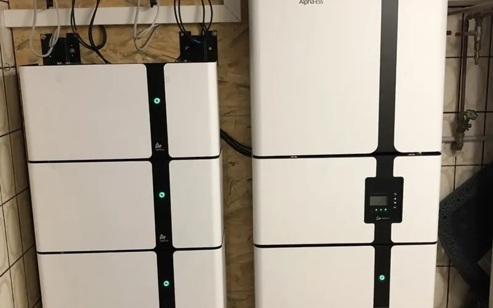 Woning met zonnepanelen en een thuisbatterij