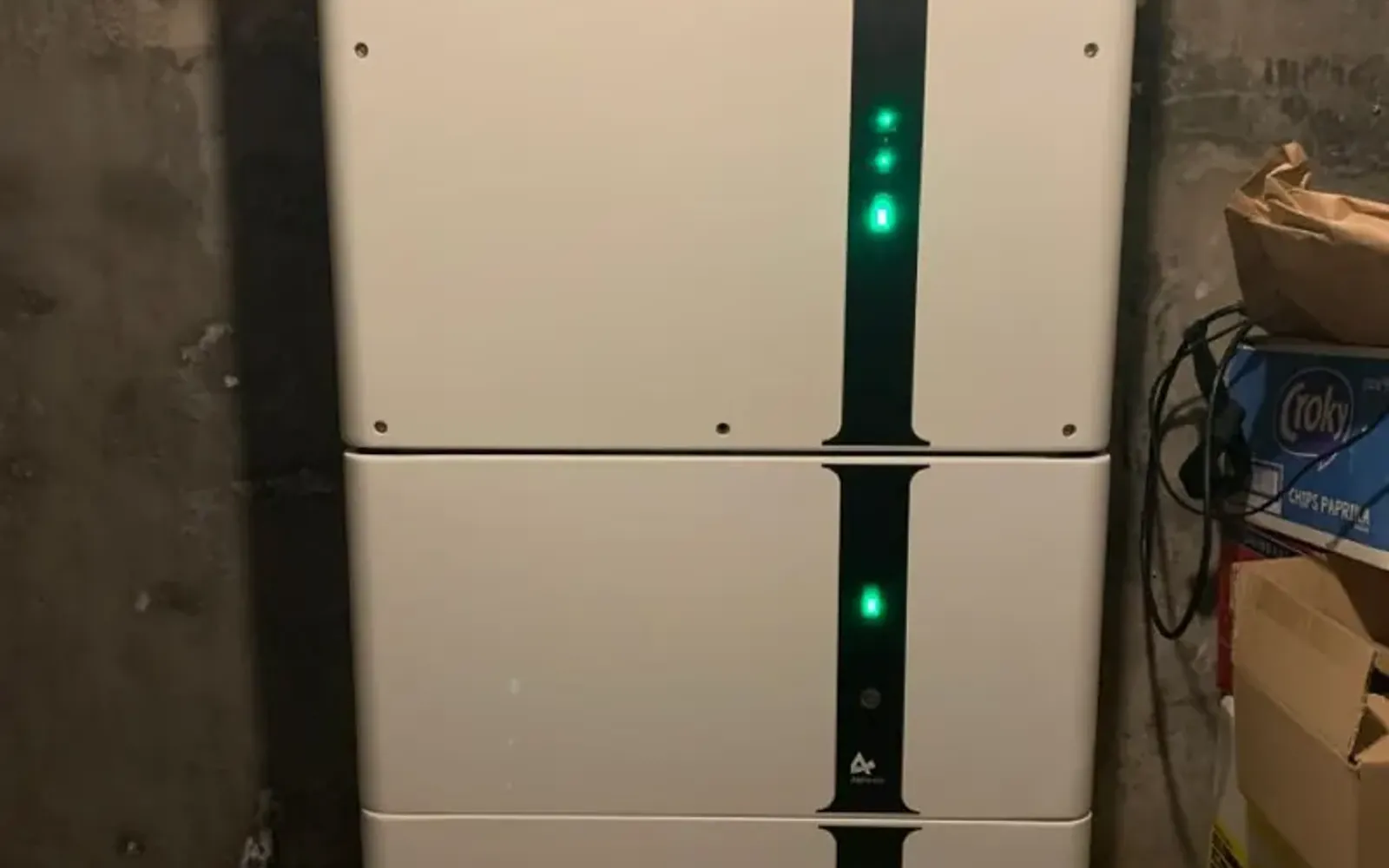 Woning met zonnepanelen en een thuisbatterij