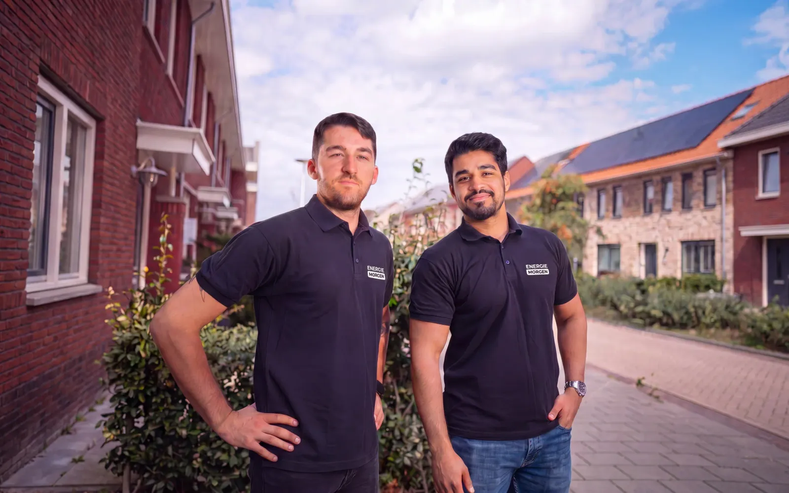 Woning met zonnepanelen en een thuisbatterij