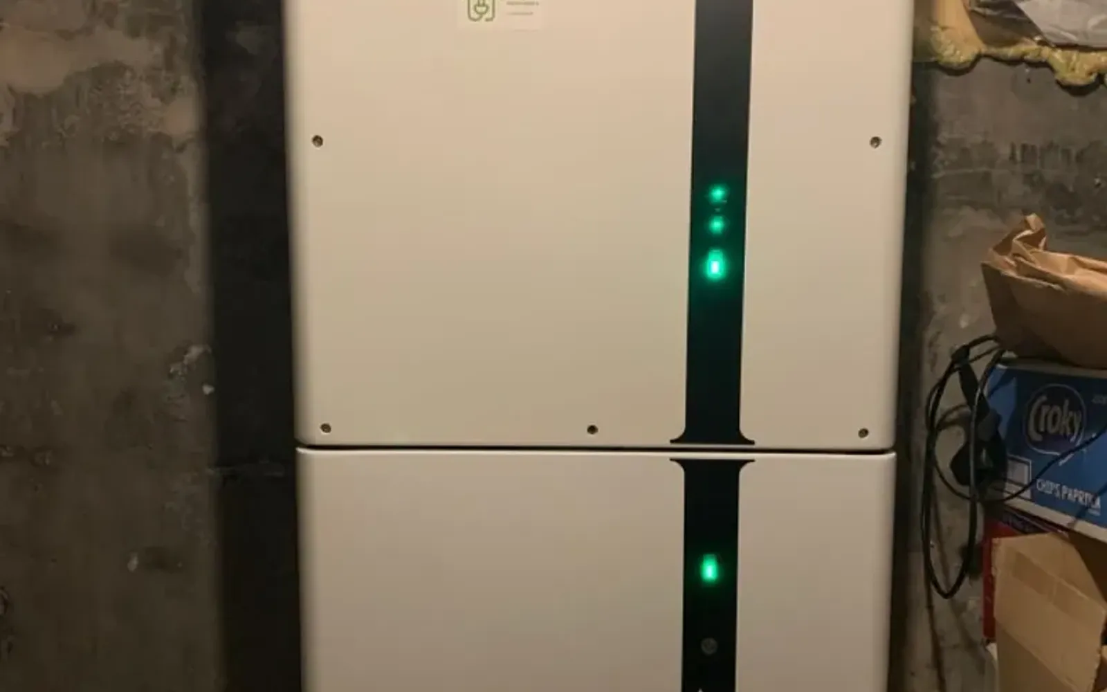 Woning met zonnepanelen en een thuisbatterij