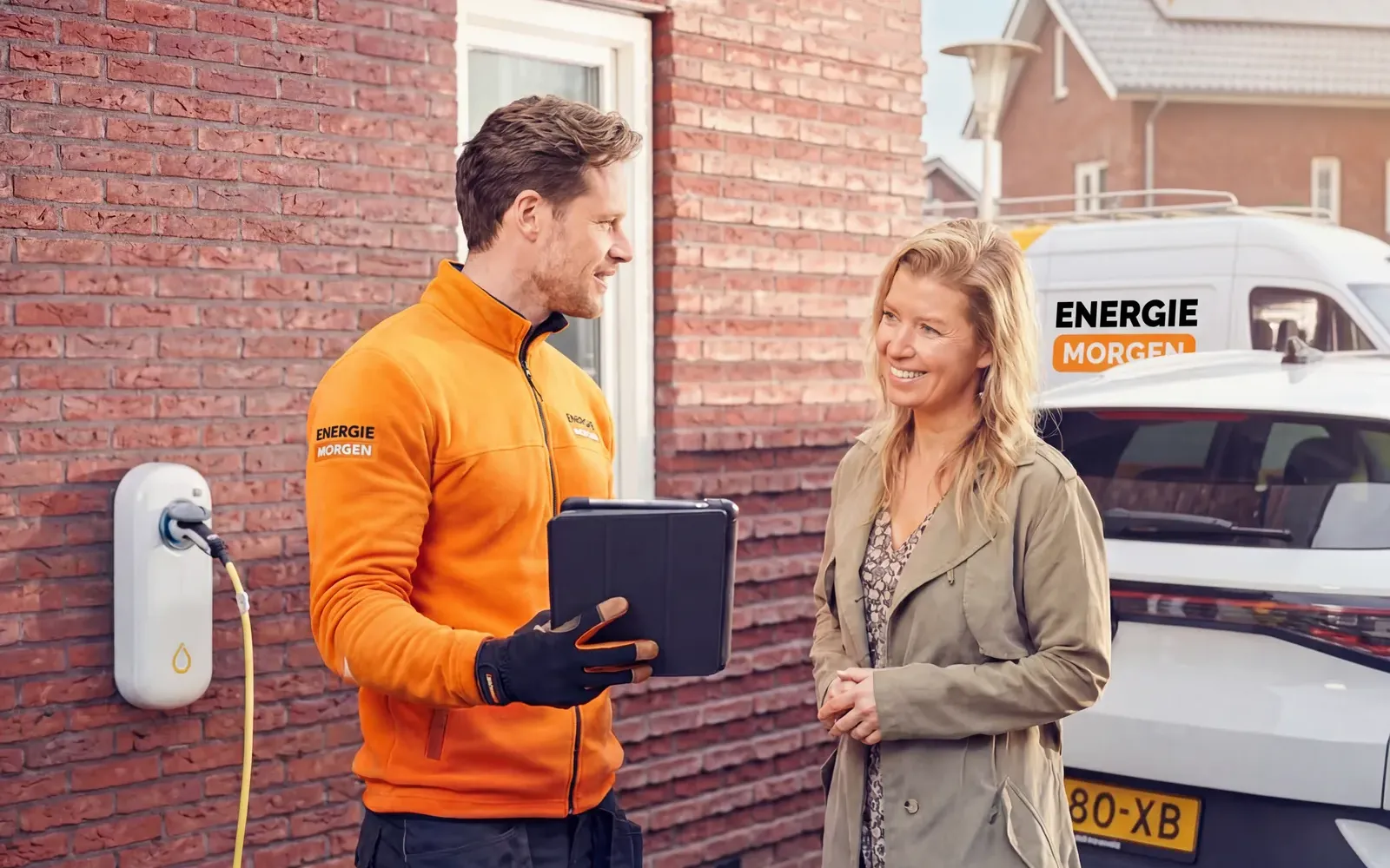 Woning met zonnepanelen en een thuisbatterij