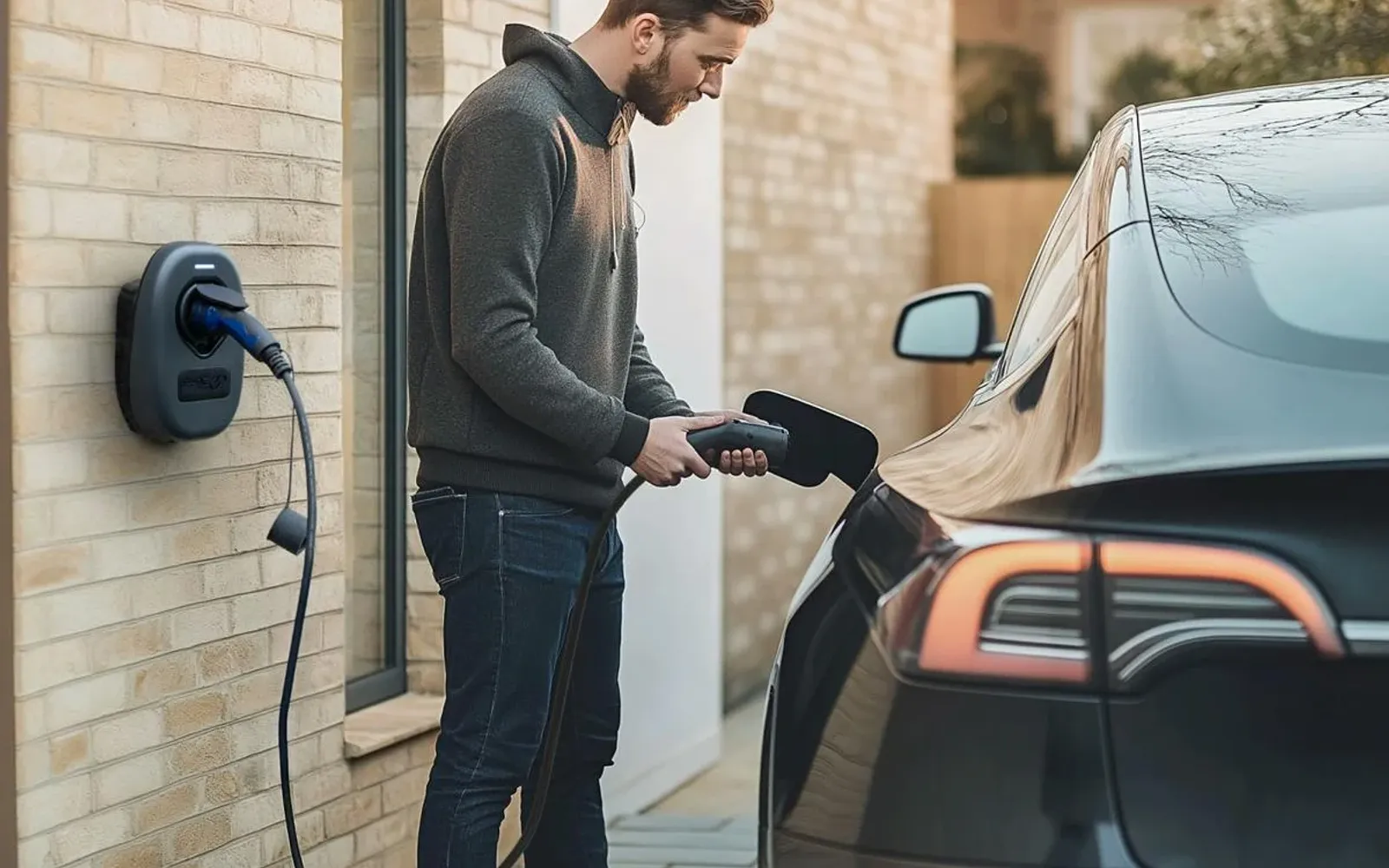 Woning met zonnepanelen en een thuisbatterij